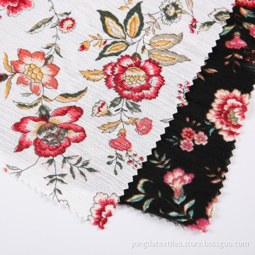 Accept Customization Crepe Fruits Print Rayon Fabric